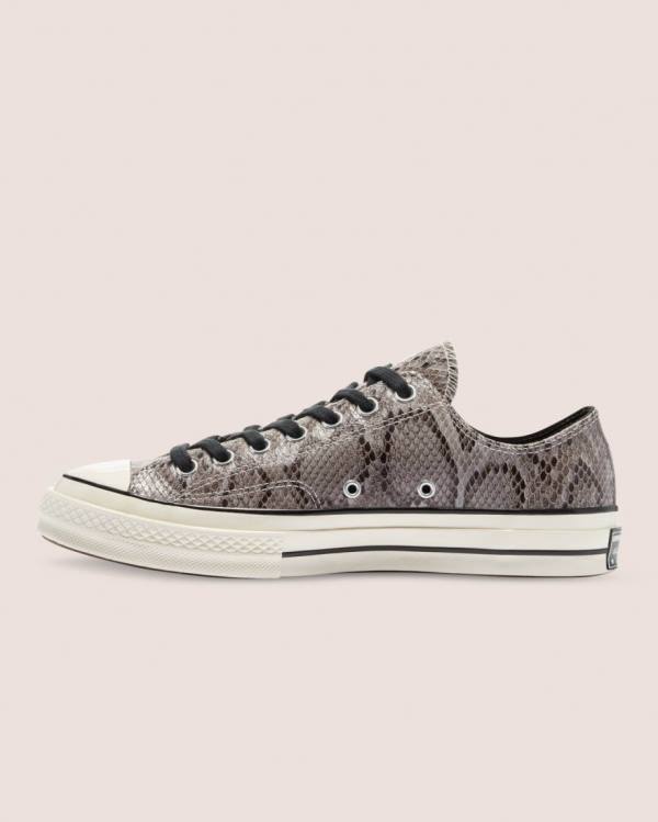 Zapatillas Bajas Converse Chuck 70 Reptile Gamuza Gris | CV-790LPZ