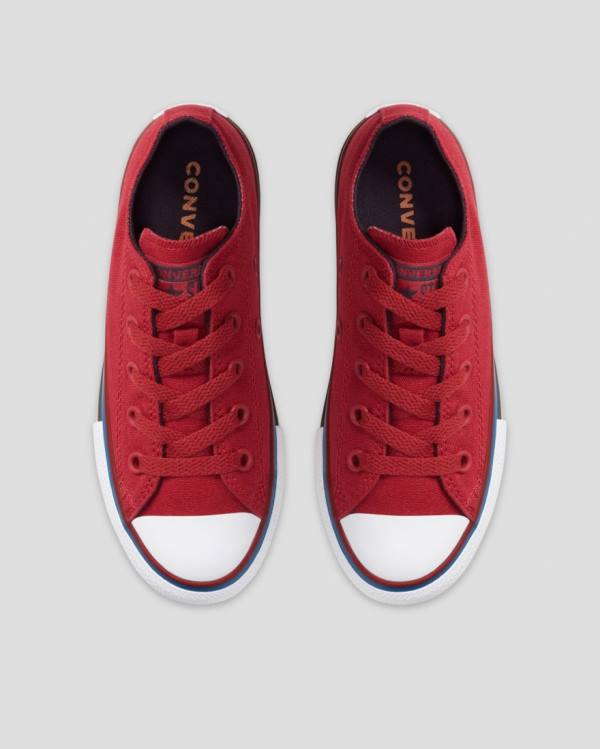 Zapatillas Bajas Converse Chuck Taylor All Star Multi Stripe Rojas | CV-056MWR