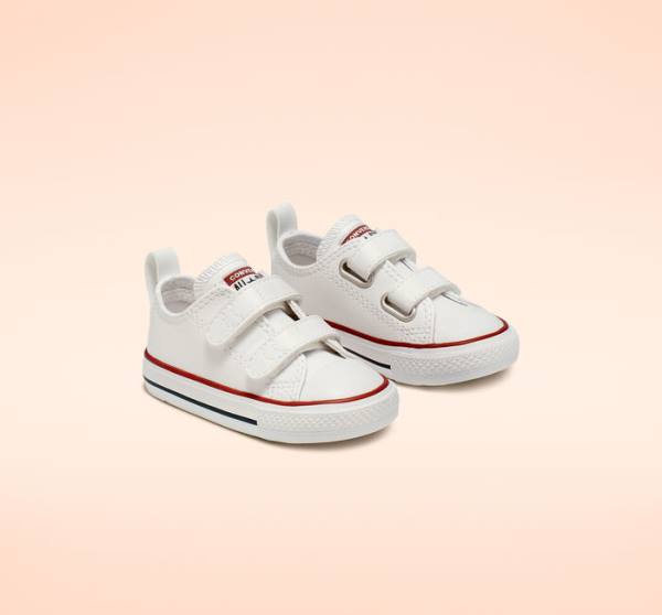 Zapatillas Bajas Converse Chuck Taylor All Star Easy-On Cuero Blancas | CV-068NEG