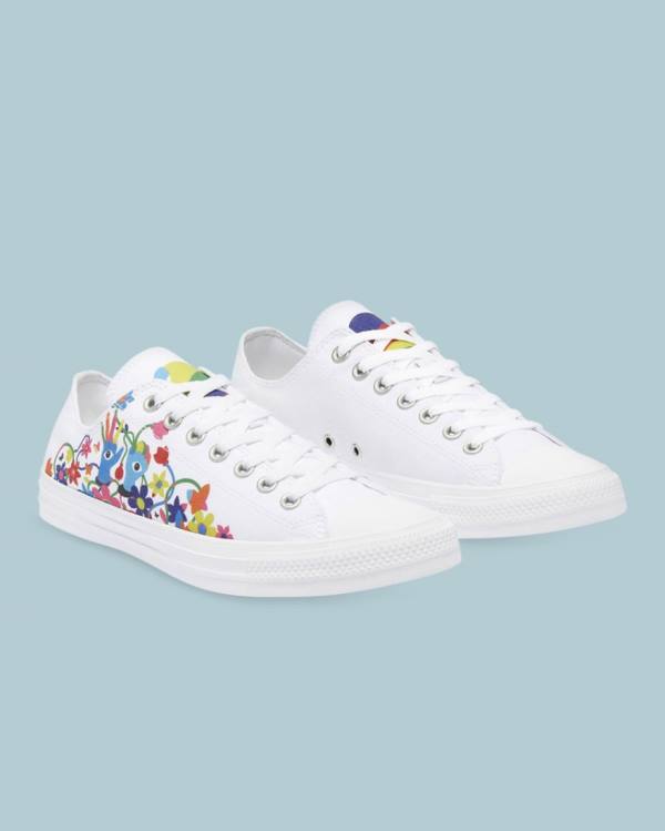 Zapatillas Bajas Converse Chuck Taylor All Star Pride Blancas | CV-175CRO