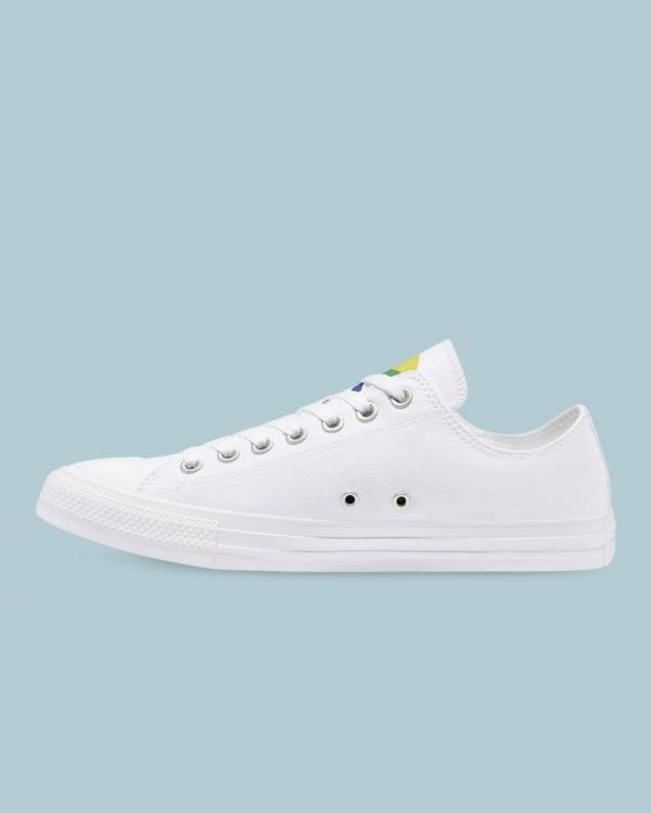 Zapatillas Bajas Converse Chuck Taylor All Star Pride Blancas | CV-175CRO