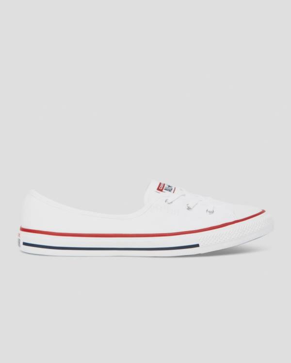 Zapatillas Bajas Converse Chuck Taylor All Star Dainty Ballet Encaje Slip Blancas | CV-204QYS