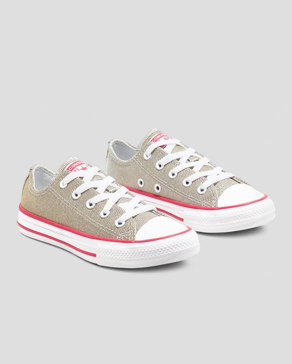 Zapatillas Bajas Converse Chuck Taylor All Star Glitter Textil Marrones | CV-254WYD