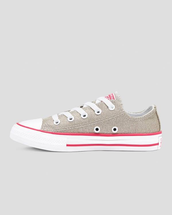 Zapatillas Bajas Converse Chuck Taylor All Star Glitter Textil Marrones | CV-254WYD