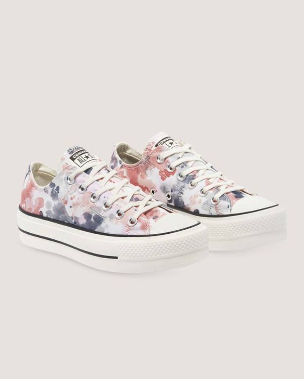 Zapatillas Bajas Converse Chuck Taylor All Star Lift Festival Gris Rosas | CV-351PDG