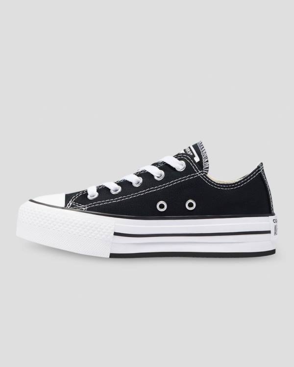 Zapatillas Bajas Converse Chuck Taylor All Star EVA Plataforma Negras | CV-510NYO