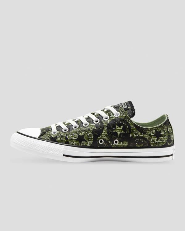 Zapatillas Bajas Converse Chuck Taylor All Star Logo Replay Negras | CV-521YMX