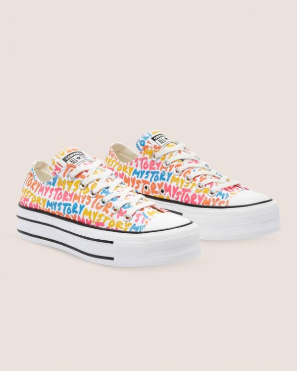 Zapatillas Bajas Converse Chuck Taylor All Star My Story Double Stacked Lift Multicolor | CV-567KBT