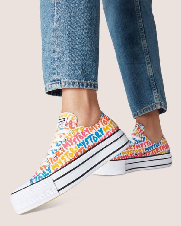 Zapatillas Bajas Converse Chuck Taylor All Star My Story Double Stacked Lift Multicolor | CV-567KBT