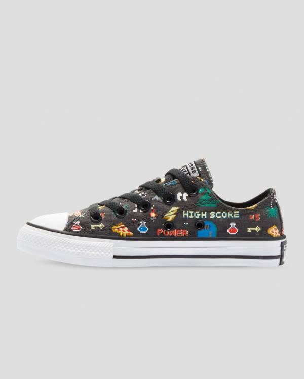 Zapatillas Bajas Converse Chuck Taylor All Star Gamer Print Negras | CV-605IEC