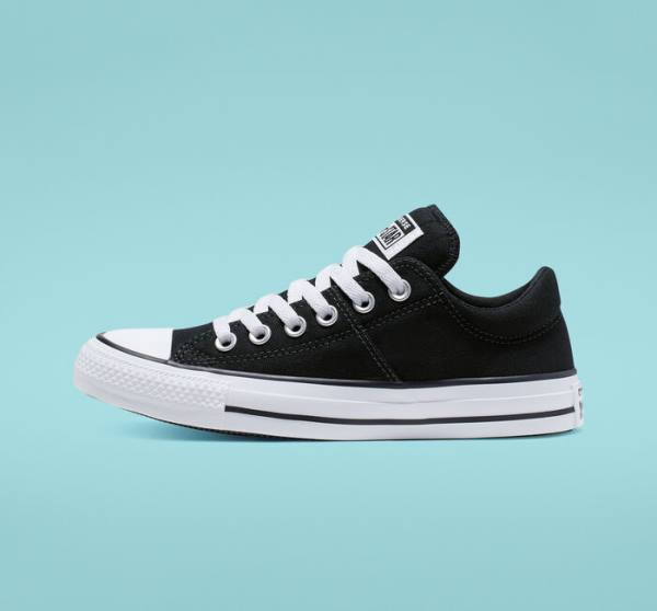 Zapatillas Bajas Converse Chuck Taylor All Star Madison Negras Blancas | CV-698JQR