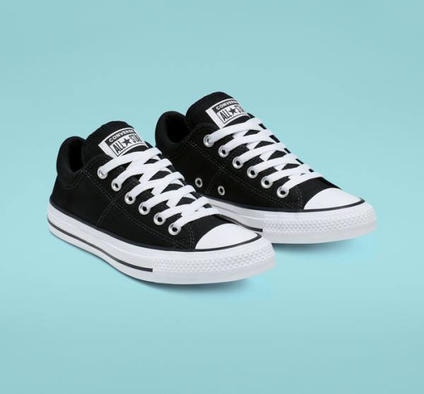 Zapatillas Bajas Converse Chuck Taylor All Star Madison Negras Blancas | CV-698JQR