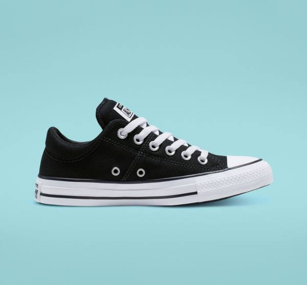 Zapatillas Bajas Converse Chuck Taylor All Star Madison Negras Blancas | CV-698JQR