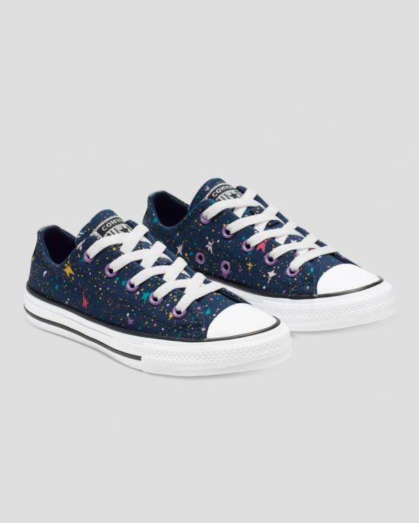 Zapatillas Bajas Converse Chuck Taylor All Star Star Print Azules Rosas | CV-719XTN