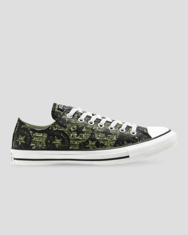 Zapatillas Bajas Converse Chuck Taylor All Star Logo Replay Negras | CV-756JRC