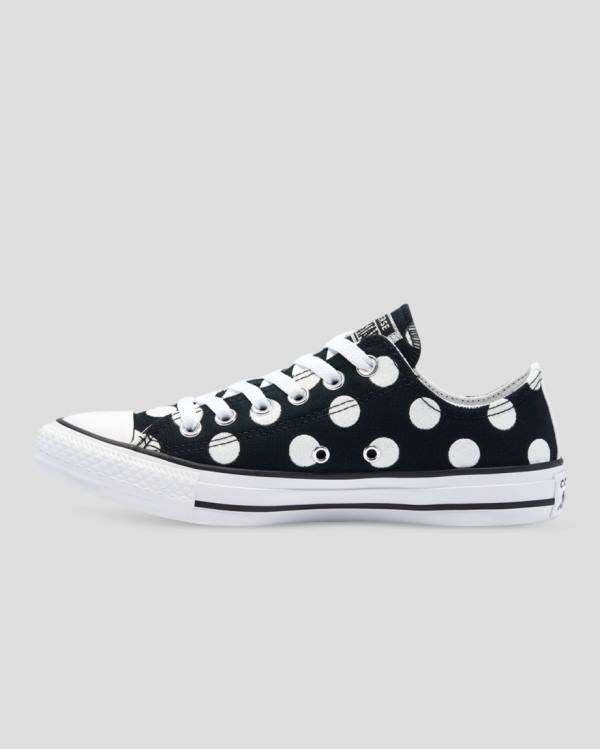 Zapatillas Bajas Converse Chuck Taylor All Star Glitter Shine Negras | CV-759PEN