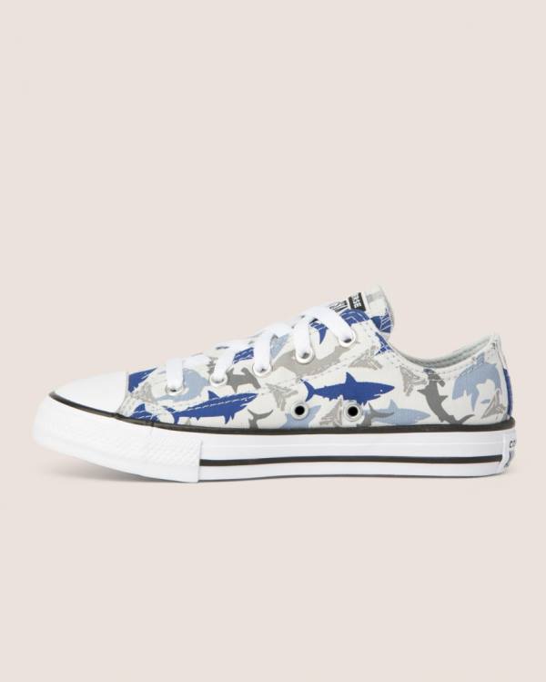 Zapatillas Bajas Converse Chuck Taylor All Star Shark Bite Blancas | CV-782XJB