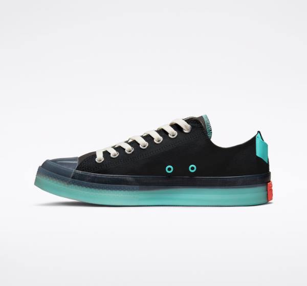 Zapatillas Bajas Converse Chuck Taylor All Star CX Stretch Lona Negras Turquesa | CV-847GTH