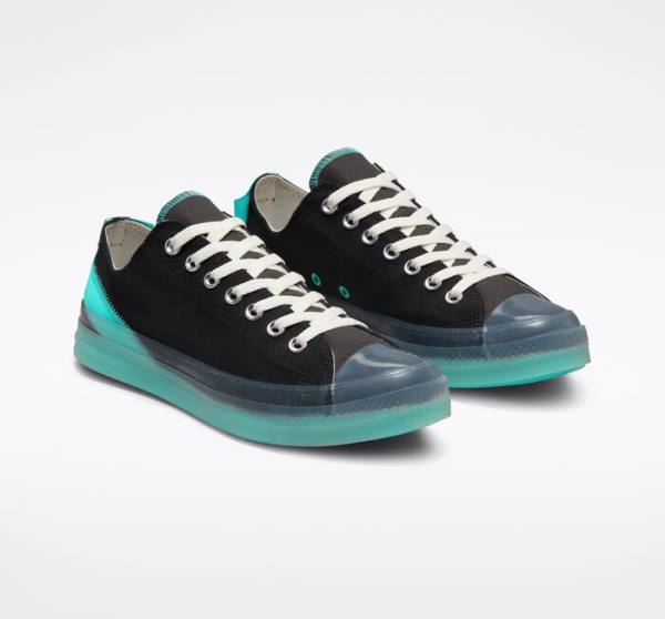 Zapatillas Bajas Converse Chuck Taylor All Star CX Stretch Lona Negras Turquesa | CV-847GTH