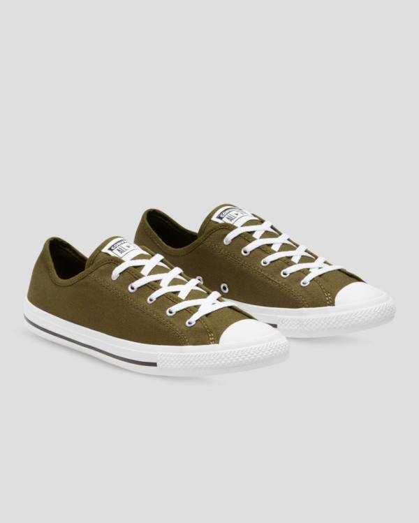 Zapatillas Bajas Converse Chuck Taylor All Star Dainty Mix And Match Verde Oliva Azules | CV-907DLG