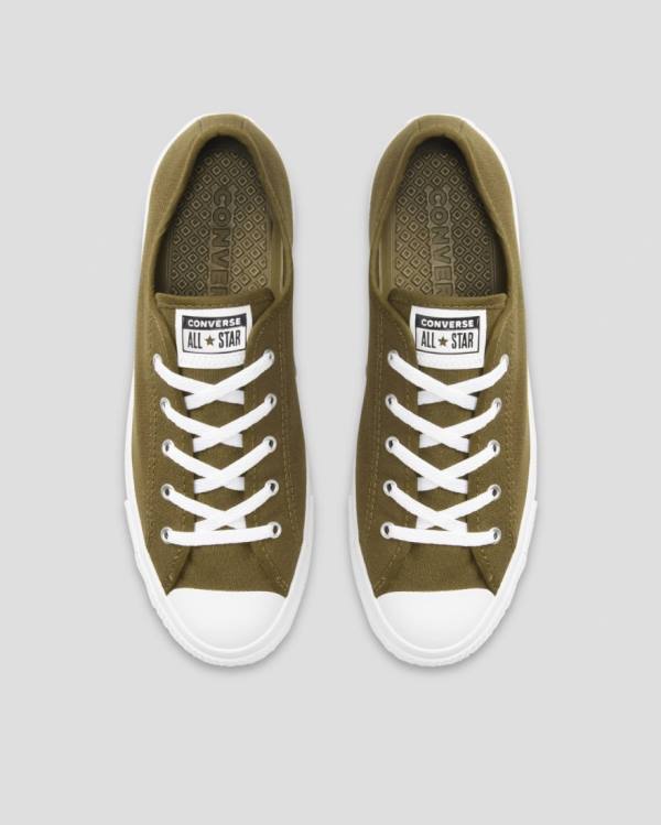 Zapatillas Bajas Converse Chuck Taylor All Star Dainty Mix And Match Verde Oliva Azules | CV-907DLG