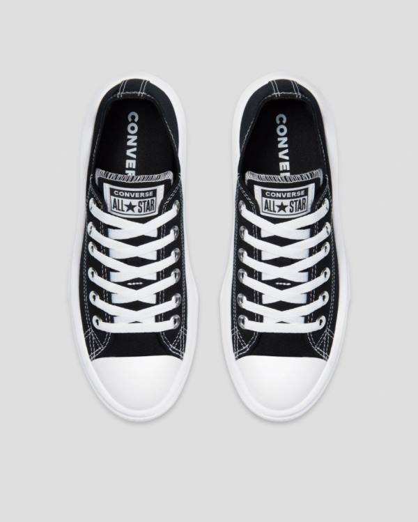 Zapatillas Bajas Converse Chuck Taylor Move Plataforma Negras | CV-358WPV