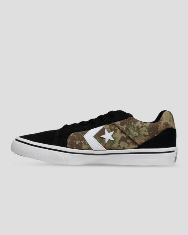 Zapatillas Bajas Converse El Distrito Mix And Match Negras Camuflaje | CV-283DXR