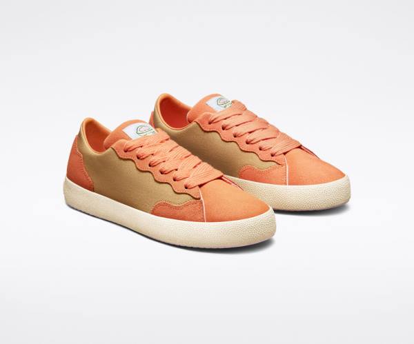 Zapatillas Bajas Converse GOLF le FLEUR GLF 2.0 Amarillo Oscuro Cobra Marrones Blancas | CV-749FWV