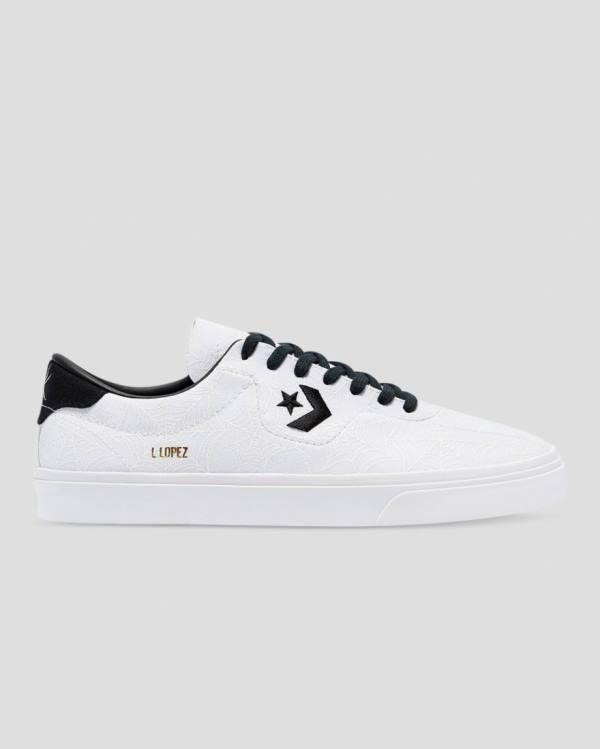 Zapatillas Bajas Converse Louie Lopez Pro Roll Up Blancas | CV-654TUF