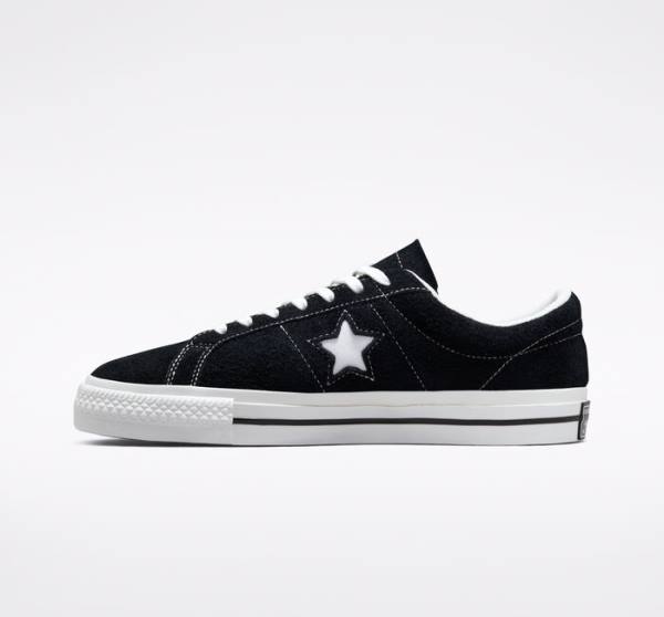 Zapatillas Bajas Converse One Star Negras Blancas | CV-759VGE