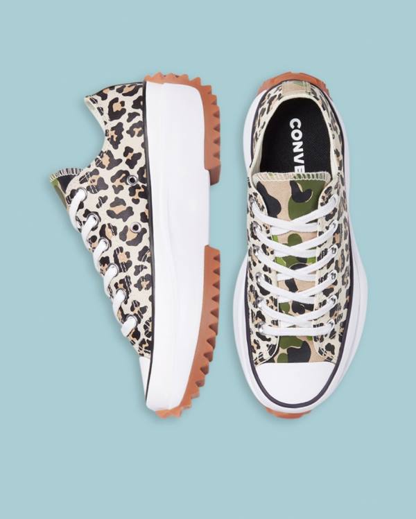 Zapatillas Bajas Converse Run Star Hike Wild Archive Leopardo | CV-658DXP