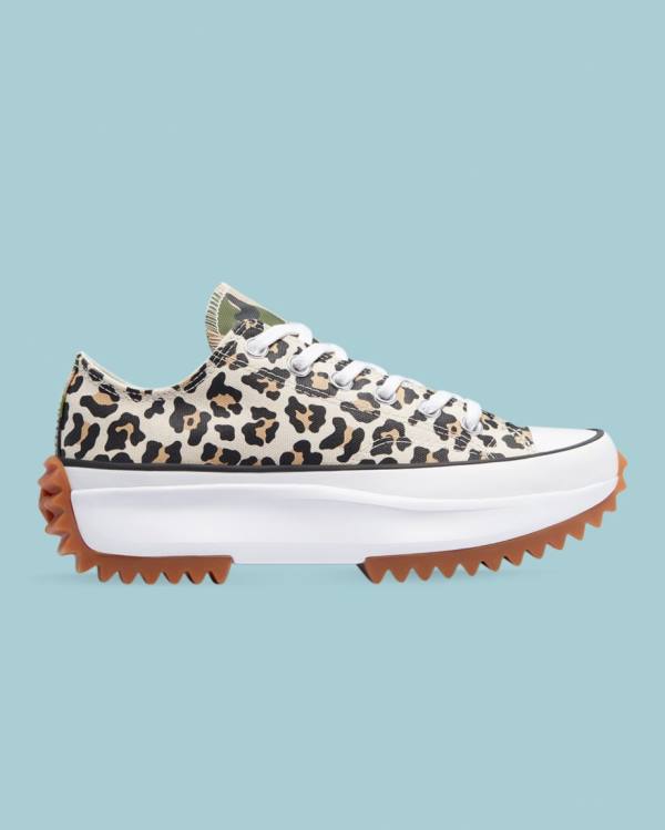 Zapatillas Bajas Converse Run Star Hike Wild Archive Leopardo | CV-732ZIF