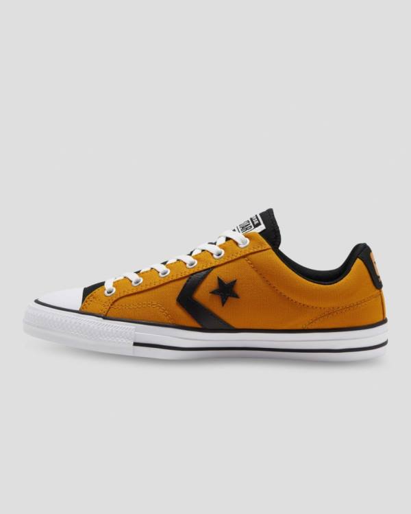 Zapatillas Bajas Converse Star Player Amarillo Negras | CV-472VOX