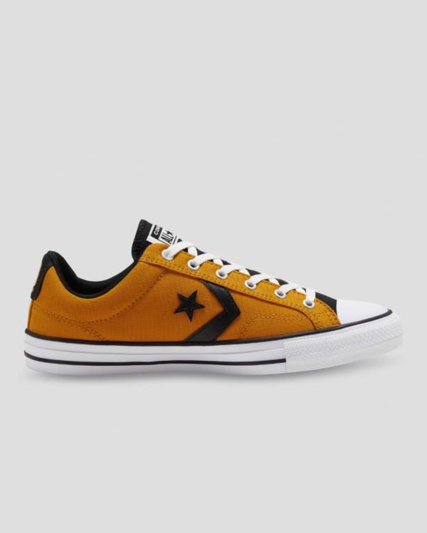 Zapatillas Bajas Converse Star Player Amarillo Negras | CV-472VOX