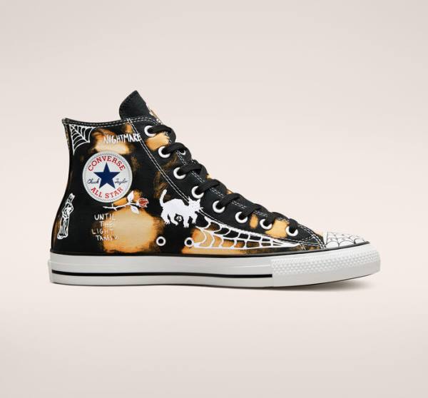 Zapatillas Skate Converse CONS Chuck Taylor All Star Pro Sean Pablo Negras Blancas | CV-190MEF