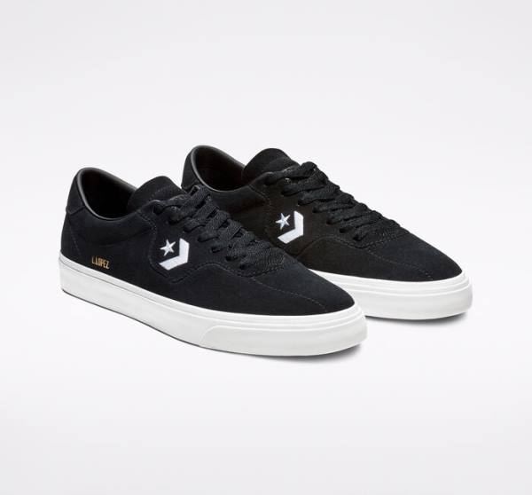 Zapatillas Skate Converse CONS Louie Lopez Pro Negras Blancas | CV-398WYL