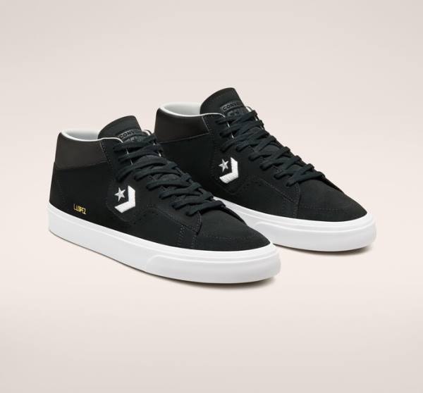 Zapatillas Skate Converse CONS Louie Lopez Pro Mid Negras Blancas | CV-780UXR