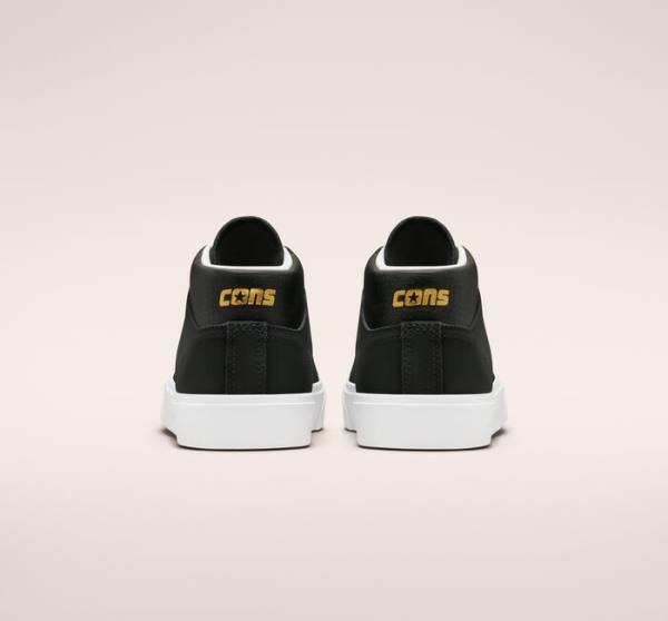 Zapatillas Skate Converse CONS Louie Lopez Pro Mid Negras Blancas | CV-780UXR